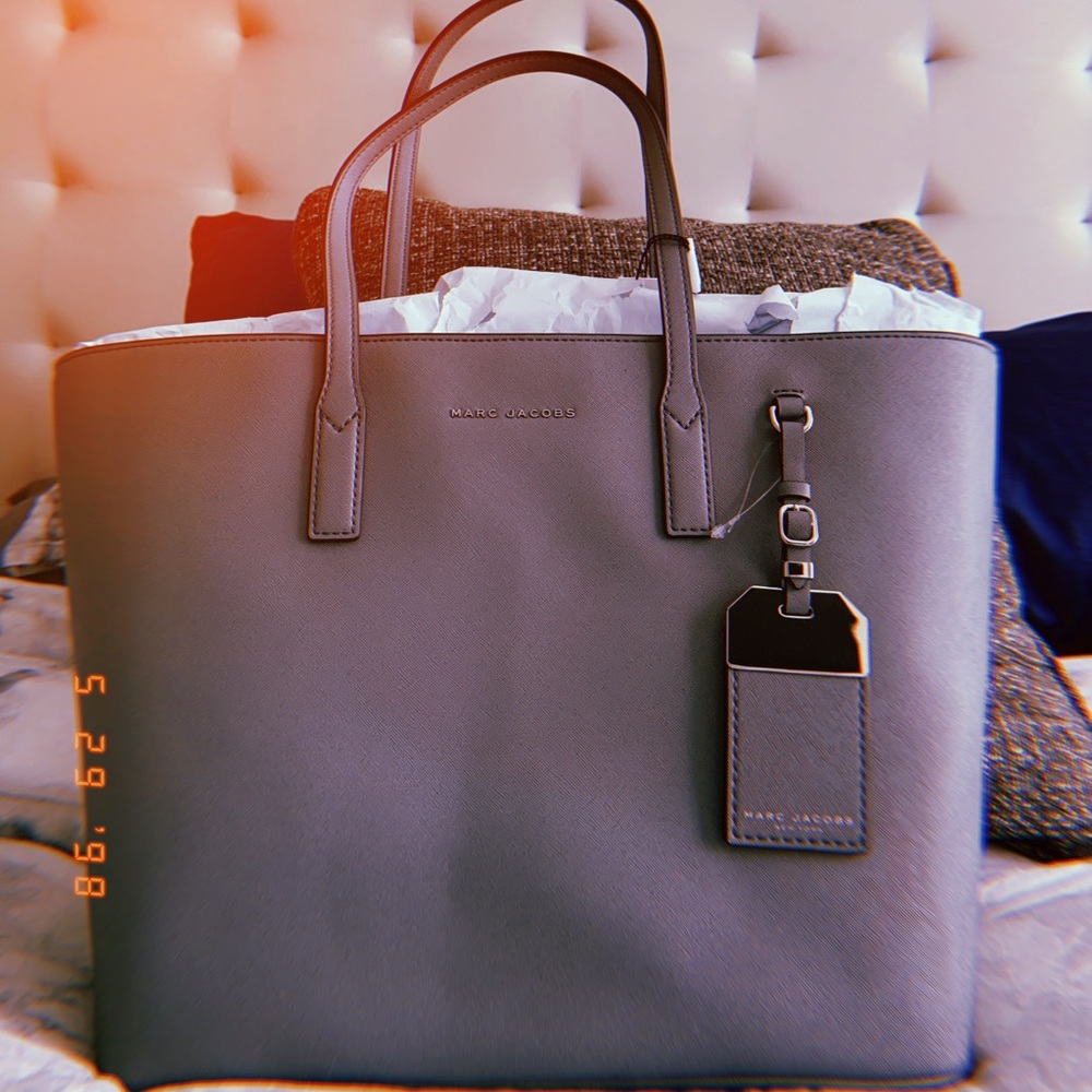 Beautiful soft Grey Marc Jacobs Tote Bag